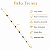 Pulseira em Ouro 18K com Zirconias Azuis - Imagem 2