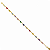 Pulseira em Ouro 18K com Zirconias Coloridas - Imagem 1
