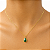 Pingente em Ouro 18k Gota Verde - Imagem 3