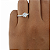 Anel em Prata 925 Solitário com Zircônia 8 Garras - Imagem 4