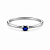 Anel em Prata 925 Solitário com Zircônia 4 Garras - Imagem 2