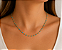 Gargantilha em Ouro 18K Bolinha 45 cm Turqueza - Imagem 3