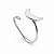 Piercing em Prata 925 Argola Meia Lua - Imagem 1