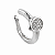 Piercing em Prata 925 Gota Fake com Zircônia - Imagem 1
