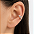 Piercing em Prata 925 Lua Fake com Zircônia Branca - Imagem 3