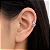 Piercing em Prata 925 Gota Fake com Zircônia Colorida - Imagem 3