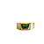Anel em Ouro 18k TV Com Esmeralda - Imagem 3