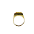 Anel em Ouro 18k TV com Zirconia Verde - Imagem 2