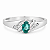 Anel em Prata 925 Oval com Zirconia Verde Claro - Imagem 4