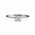 Anel em Prata 925 Solitário com Zirconia 4mm - Imagem 2