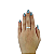 Anel em Prata 925 Formatura com Zirconia Oval Branca - Imagem 4