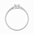 Anel em Prata 925 Oval com Zirconia Branca - Imagem 3