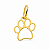 Pingente em Ouro 18K Patinha - Imagem 1