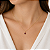 Pingente em Ouro 18K Ponto de Luz Gota Vermelho 6X4mm - Imagem 3