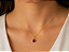 Pingente em Ouro 18K Ponto de Luz Vermelho 6mm - Imagem 3
