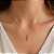 Pingente em Ouro 18K Ponto de Luz Oval Rosa 9X7mm - Imagem 3