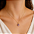 Pingente em Ouro 18K Ponto de Luz Rosa 9mm - Imagem 3