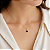Pingente em Ouro 18K Ponto de Luz Preto 6mm - Imagem 3