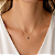 Pingente em Ouro 18K Ponto de Luz Gota Azul 5X3mm - Imagem 3