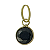 Pingente em Ouro 18K Ponto de Luz Preto 4mm - Imagem 1