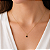 Pingente em Ouro 18K Ponto de Luz Preto 4mm - Imagem 3