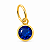 Pingente em Ouro 18K Ponto de Luz Azul 4mm - Imagem 1