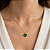 Pingente em Ouro 18K Ponto de Luz Coração Verde 10mm - Imagem 3