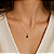 Pingente em Ouro 18K Ponto de Luz Gota Verde 7X5mm - Imagem 3