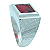Anel em Prata 925  com Zircônia Baguete 12X10mm - Imagem 2