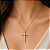 Pingente em Ouro 18k Cruz Palito Lisa - Imagem 3