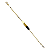Pulseira em Ouro 18K de Chapinha Piastrini Infantil - Imagem 1