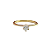 Anel em Ouro 18K  Solitário 6 garras com Diamante - Imagem 3