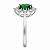 Anel em Prata 925 com Zircônia Oval Verde Escuro - Imagem 2