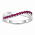 Anel em Prata 925 X Rosa - Imagem 2
