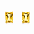 Brinco em Ouro 18K com Citrino 6,00 x 4,00 mm - Imagem 1