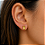 Brinco em Ouro 18K com Citrino 6,00 x 4,00 mm - Imagem 4