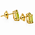 Brinco em Ouro 18K com Peridoto 6,00 x 4,00 mm - Imagem 3