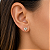 Brinco em Ouro 18K com Zirconia Coração - Imagem 2