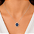 Gargantilha em Prata 925 Oval Azul - Imagem 3