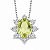 Gargantilha em Prata 925 Oval Amarelo - Imagem 1