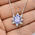Gargantilha em Prata 925 Oval Lilas - Imagem 2
