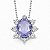 Gargantilha em Prata 925 Oval Lilas - Imagem 1