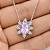Gargantilha em Prata 925 Oval Rosa - Imagem 2