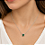 Gargantilha em Prata 925 Oval Branco e Verde - Imagem 3