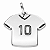 Pingente em Prata 925 Camisa 10 - Imagem 1