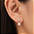 Brinco em Ouro 18K com Pérola e Zircônia - Modelo 0009755 - Imagem 2