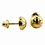Brinco em Ouro 18K Formato Especial 5,60 mm - Imagem 1