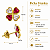 Brinco em Ouro 18K com Zircônia Coração 3,50 mm - Modelo 0070421 - Imagem 3