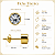 Brinco em Ouro 18K com Zircônia 5,00 mm - Modelo 0083830 - Imagem 3