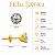 Brinco em Ouro 18K com Zircônia 5,00 mm - Modelo 0113540 - Imagem 3